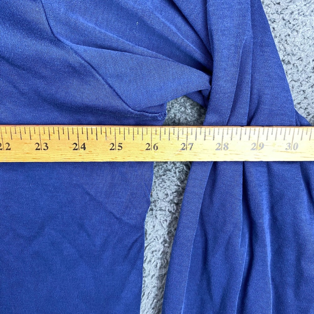 Vintage Polo Ralph Lauren Men's XL Blue Long Sleeve Turtle Neck Cotton Shirt USA - Picture 3 of 7